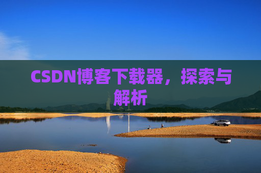 CSDN博客下载器，探索与解析